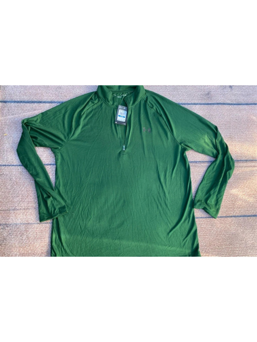 Under armor men's quarter zip green XL brand new with tags